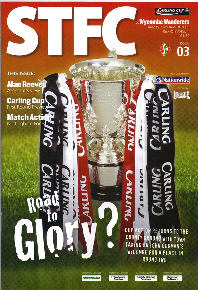 <b>Tuesday, August 23, 2005</b><br />vs. Wycombe Wanderers (Home)